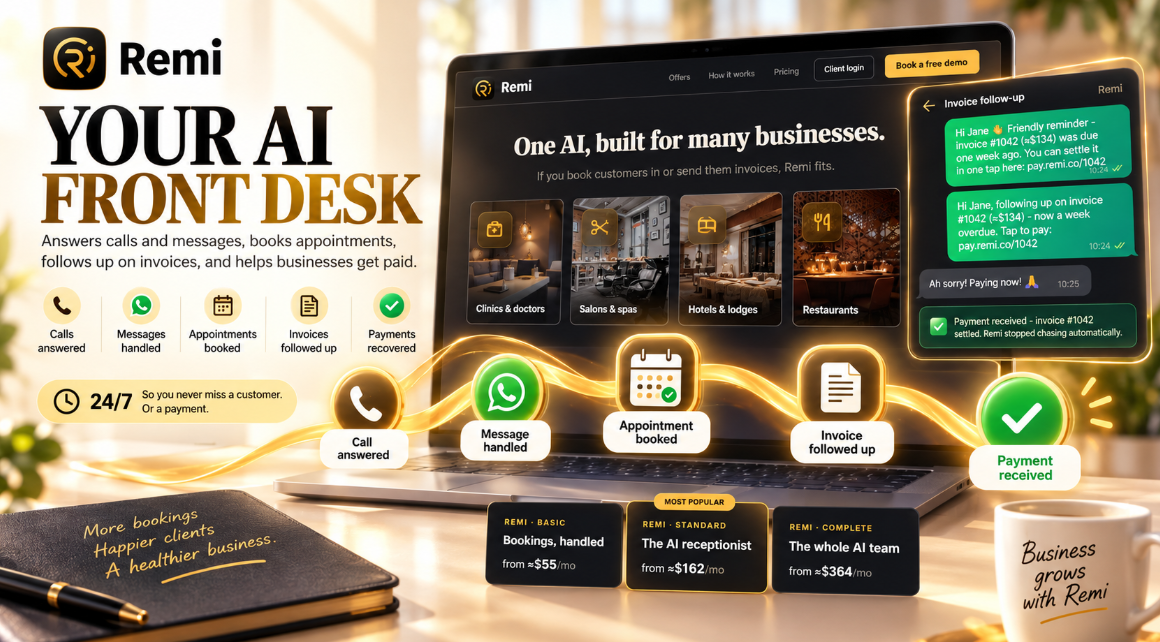 FrontLine AI receptionist platform