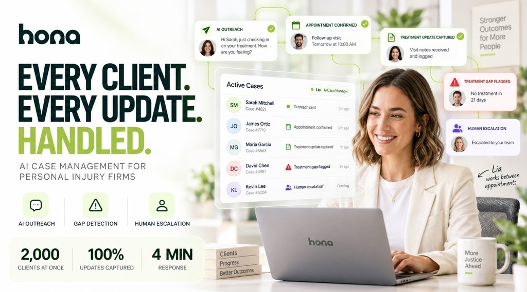 Hona personal-injury case management platform