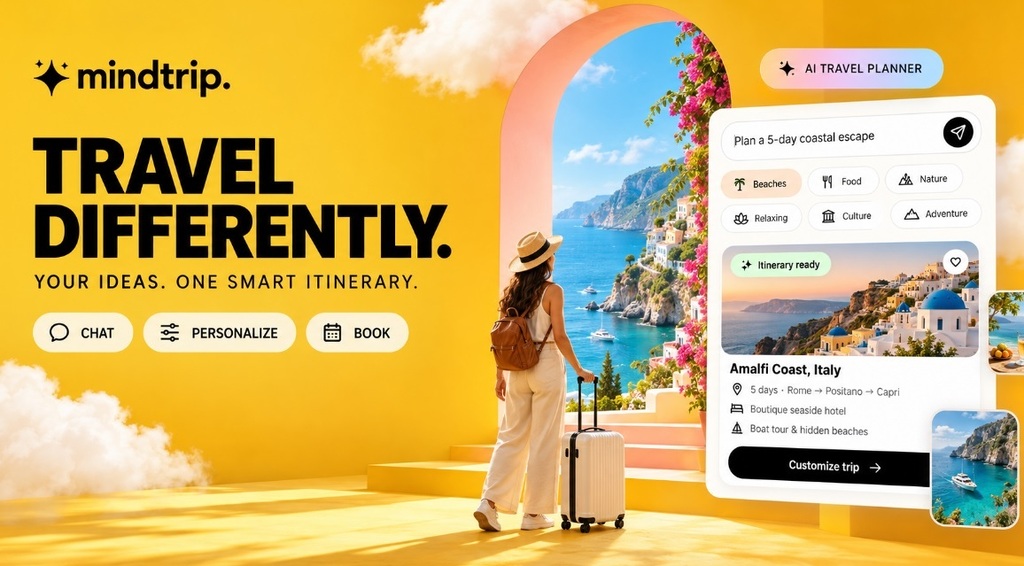 Mindtrip AI travel planner