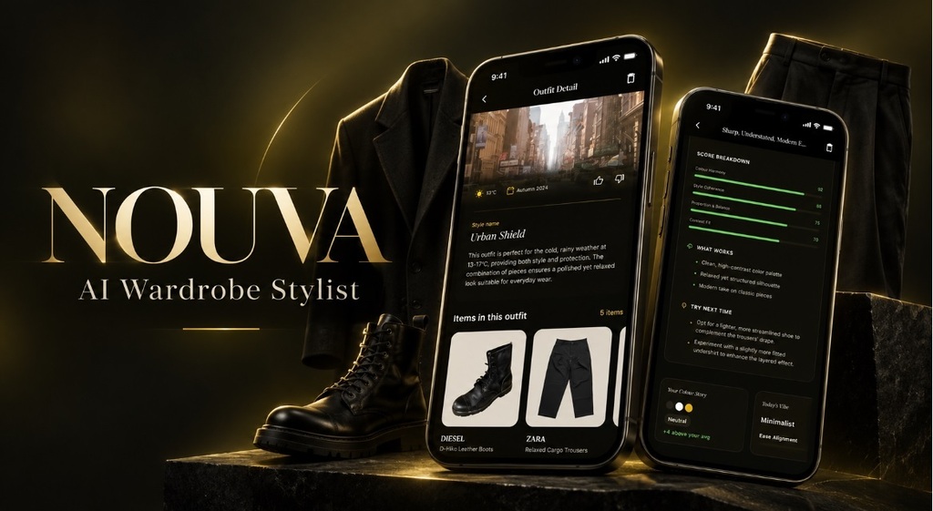Nouva AI wardrobe stylist