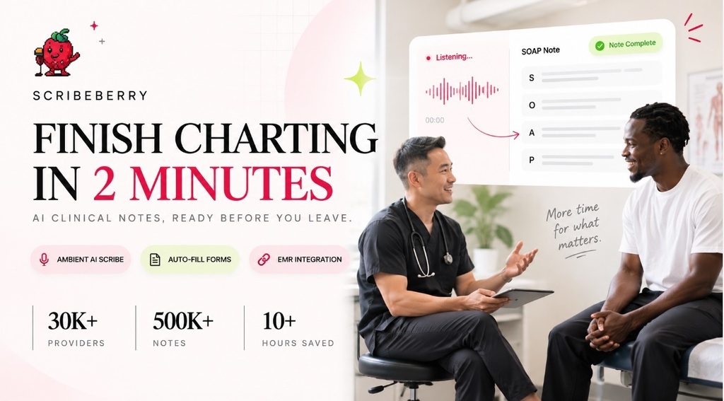 Scribeberry ambient clinical scribe