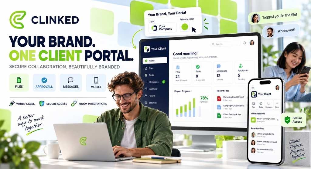 Clinked white-label client portal
